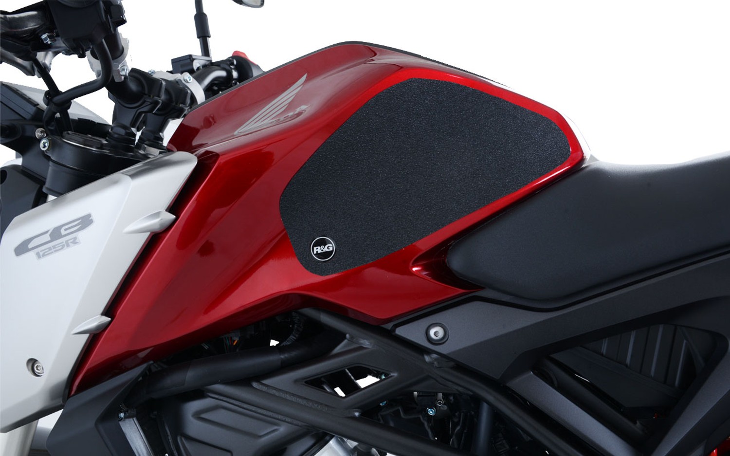 R&G Racing Tank Traction Grips : 2-Grip Kit for Honda CB125R '18-'22 R&G Racing Tank Traction Grips : 2-Grip Kit for Honda CB125R '18-'22